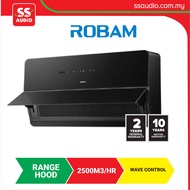 ROBAM SRB-77H1S  2500M3/HR ULTRA SLIM 1000PA SUCTION BLACK WAVE CONTROL 4D FRESH 360° COVERAGE COOKE