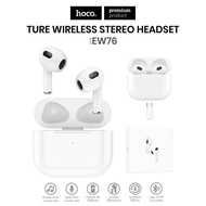 หูฟังบลูทูธ HOCO EW76 หูฟังไร้สาย ชุดหูฟังบลูทูธ BT5.3 พร้อมไมโครโฟน TWS True รองรับทุกรุ่น JJ888Sho
