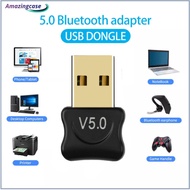 AMAZ V5.0 Wireless Usb Bluetooth-compatible 5.0 Adapter Desktop Computer Audio Receiver Transmitter Csr Adapter