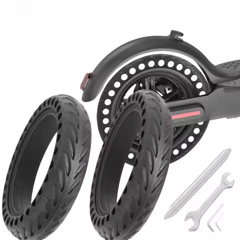 For Xiaomi M365 Pro Electric Scooter 1S Pro 2 Essential Scooter Damping Rubber Tyres Non-Pneumatic T