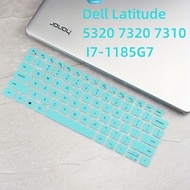 For 2021 Dell Latitude 5320 7320 7310 I7-1185G7 Laptop Silicone Keyboard Cover Skin Protector Dust Proof [CAN]