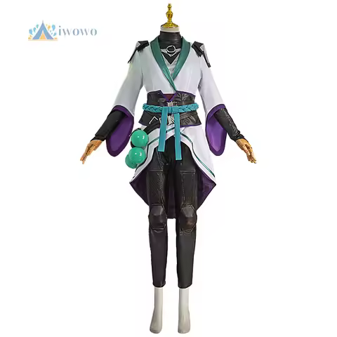 Valorant Cosplay Sage Costume White Combat Uniform Halloween Game Outfit Anime Carnival Party Role P