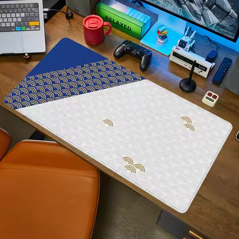 Ukiyo-e Cute Mouse Pad Xxl Desk Accessories Mousepad Gamer Pc Cabinet Games Computer Desks Keyboard 