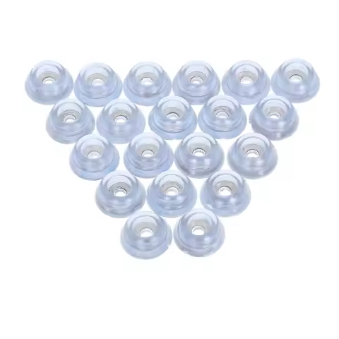 20Pcs Soft Rubber Silicone Transparent Anti Slip Wear Resistant Pads Furniture Feet Non Skid Cutting