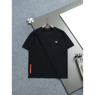 T-shirt Lelaki dan Wanita Prada, T-shirt Bercetak, T-shirt Bergaya, T-shirt Mewah, T-shirt Kasual, T