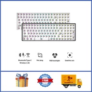 DK100 Wireless Mechanical Keyboard Kit RGB Backlight Full Key Hot Swappable Customized Keyboard Kit