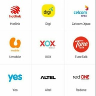 TOPUP / RELOAD DIRECT PREPAID DIGI, CELCOM, UMOBILE, HOTLINK, YES, UNIFI MOBILE, TUNETALK, ONEXOX, R