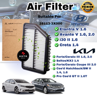 AIR FILTER HYUNDAI KIA ELANTRA MD 1.6/1.8(11~16)I30 GD 1.6 (12~17) FOTRE CERATO K3 1.6/2.0(13~) 2811