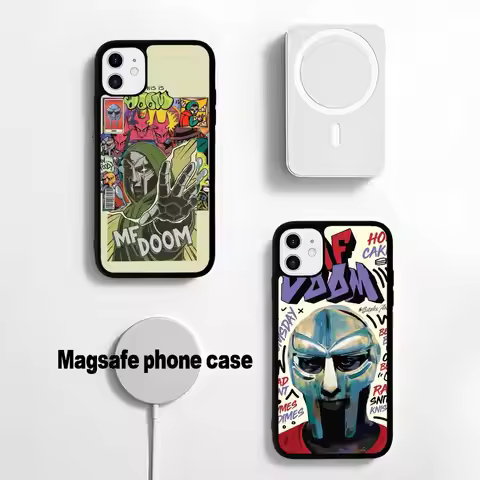 Fashion MF DOOM Hot Singer Phone Case Magnetic Case For IPhone 17 16 14 13 12 15 Pro Max Plus For Ma