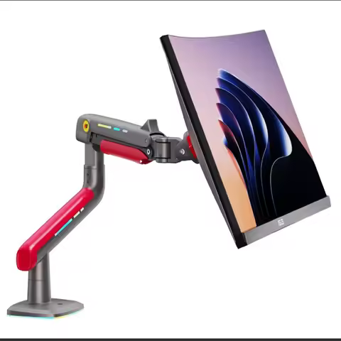 NB L50 Gaming Monitor Arm 32-60 Inch Curved Arc Screen Desktop Monitor Holder 2-20kgs Ultra Wide Mon