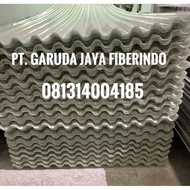 Atap Fiberglass Transparant / Atap Fiber Asbes Bening murah 1,5MM