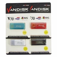 Flashdisk Vandisk 4GB / 8GB / 16GB /32GB V70 ADVANCE USB FlashDisk ORI