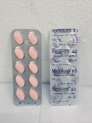 READY STOCK MIDOLAM 15 MG MIDOREST 15 MG MIDOREST 7.5 MG IMOVANE 7.5 MG VITAMIN 1 PAPAN 10 TABLETS 5