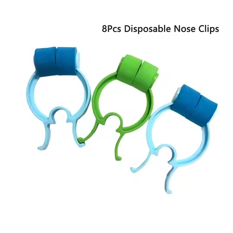 8Pcs Disposable Nose Clip Spirometric Training Breathing Exercises Lung Function Tests Health Care S