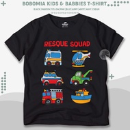 Bobomia Kids T-Shirt Transportation Equipment Rescue Squad Truck Airplane Ambulance Ship | Distro Cl