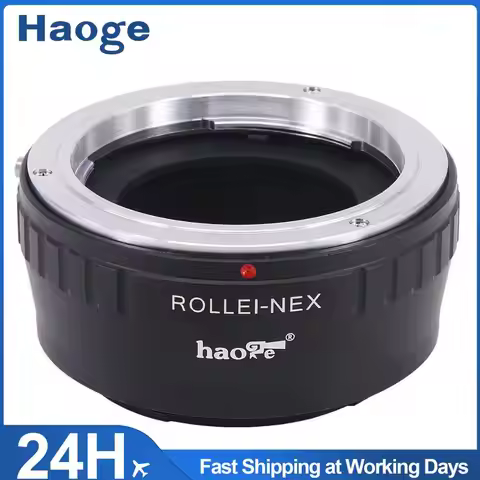 Haoge Manual Lens Mount Adapter for Rollei 35 SL35 QBM Quick Bayonet Mount Lens to Sony E mount NEX 