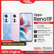 OPPO Reno 11F 5G 8/256 RAM 8GB ROM 256GB 8 256 GB Reno11 F Smartphone Android Termurah