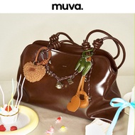 Real Shot❤ Trendy MUVA Large Capacity Shoulder Handbag Original Design Handbag af3