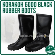 KORAKOH Rubber Boot #6000 Safety Anti Slip Rain Boot Rubber Shoe Kasut Kebun Kasut Hujan Sawah Kerja