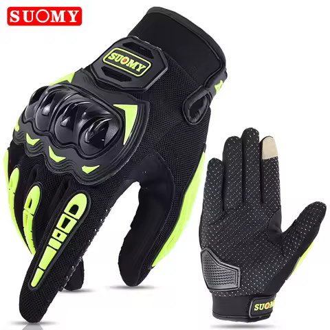 SUOMY Summer Breathable Motorcycle Gloves Racing Gant Moto Motorbike Motocross Riding Gloves Motorcy