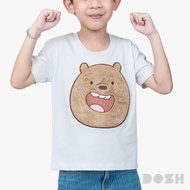 DOSH KIDS T-SHIRTS WE BARE BEARS เสื้อยืดคอกลมเด็ก DBBBT5033-GY