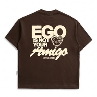 Verklig Studio Boxy Fit Oversize Amigo Heavyweight 20s T Shirt Brown