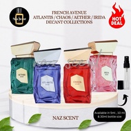 Atlantis / Chaos / Aether / Irida Extrait French Avenue Decant Collections