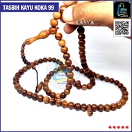 Tasbih kayu kokka 99 potongan (12mm) free gift Gelang Kayu kokka