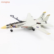 [risingmp] 1:72 Scale F-14 Tomcat Fighter Jet Model - White & ABS Plastic Aircraft With Detailed Des
