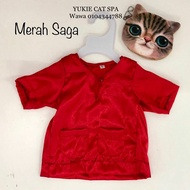 Baju Raya Kucing Merah Saga