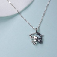 十二星座系列--摩羯座山羊座銀項鍊