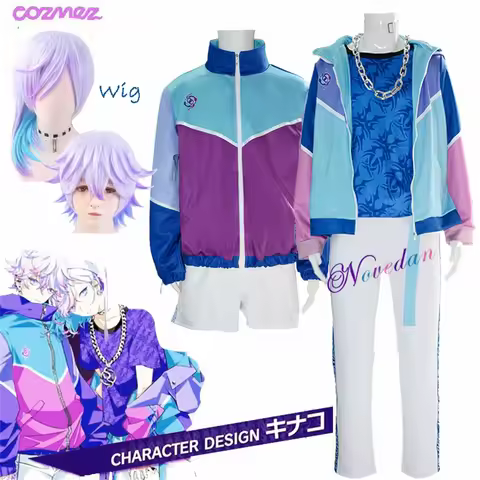 Game Paradox Live Cosplay Costume Yatonokami Kanata Cosplay Yatonokami Nayuta Cosplay Uniform Wig Ha