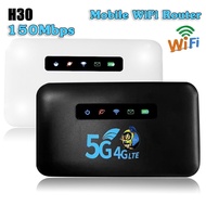 H30 Mobile Wifi Router 4G/5G Lte 150Mbps Portable Modem Mini Router With SIM Card Slot Hotspot Pocket 2600Mah For Outdoor Travel