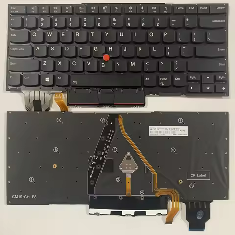 US RU UK layout for Lenovo Thinkpad X1 Carbon 7th 8th TP00109A TP00109B 2019 2020 20R1 20R2 20QD 20Q