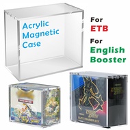 Acrylic Magnetic Case For ETB / English Booster / Japanese Small Booster / Japanese Booster 5mm Thic