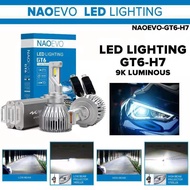 NAOEVO GT6 GT7 Super Bright 6500K LED Headlight H3 H4 H7 H8 H11 9006 Fog Light Bulb Fog Lamp For Car