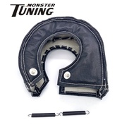 Tuning Monster Glass Fiber Car Turbo Heat Shield Blanket Turbo Blanket Fit For T3/T4 Turbine Housing