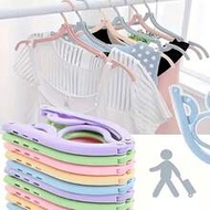 [20/10/5/1 Pcs Foldable Portable Travel Clothes Hanger - Space-Saving Folding Design, Plastic Multi-