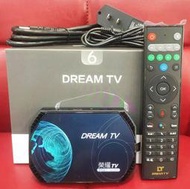 【艾爾巴二手】Dream TV 夢想盒子6代《榮耀 Glory》4G/32G #二手電視盒#保固中#新興店 405C7