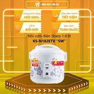 KS-N182ETV "SW" - KS-N182ETV "SW" - Nồi cơm điện Sharp 1.8 lít KS-N182ETV "SW" - Thiết kế hiện đại m