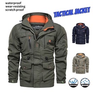 Tactical Jacket men Outdoor sport alpinestar military jacket Waterproof hooded Windbreaker jaket lelaki plus size M-4XL