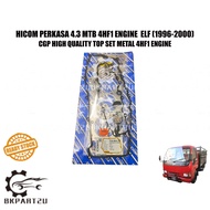 HICOM OLD PERKASA 4.3 MTB 4HF1 ENGINE  ELF (1996-2000) TOP SET OVERHAUL SET BESI METAL 4HF1 ENGINE M