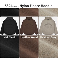 ️[Best Quality] - FOG Fear Of God ESSENTIALS Hoodie Nylon Fleece Hoodie SS24, ESSENTIALS The Core Ho