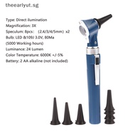 Theearlyut Professional Otoscope Kit Pen Shape Earcare Diagnostic  Ear Nose Tool Set SG