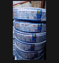 สายไฟ VAF CONNECT 2x1.5 ยาว 100m สีขาว VAF CONNECT 2x1.5 white cable Wire