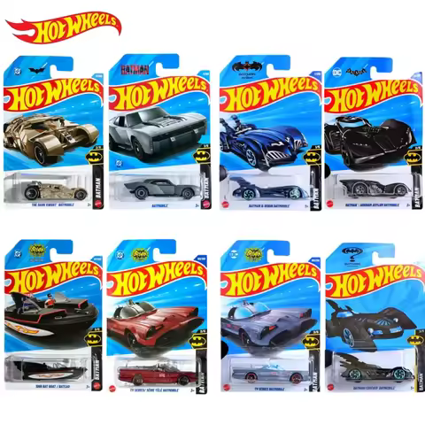 1/64 Hot Wheels Batman Robin Dark Knight Series Desktop Decoration Car Model Collection Diecast Toys