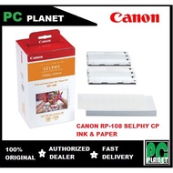GENUINE CANON RP-108 SELPHY CP INK & PAPER RP108