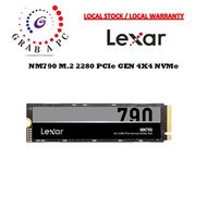LEXAR NM790 M.2 2280 PCIe GEN 4X4 NVMe SSD ( 1TB / 2TB / 4TB )