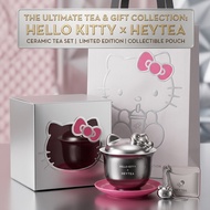 Heytea x Hello Kitty Ceramic Cup | Limited‑Edition | Cute Charm Card Holder | Ceramic