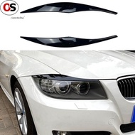 OS Car Headlights Eyebrows Eyelids Cover Eyelash  Light Stickers for  3 Series E90 E91 320I 330I 05-